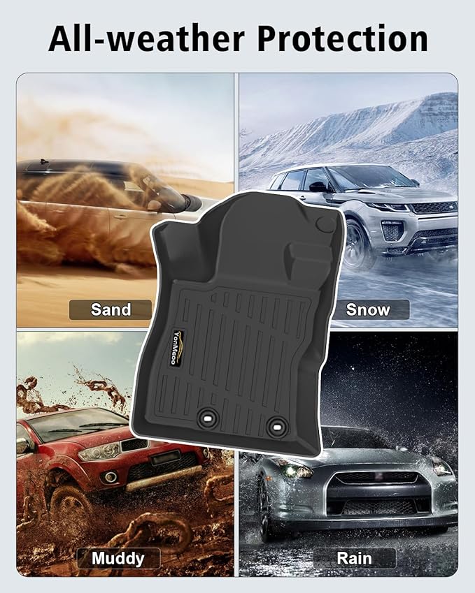 Floor Mats Fit for Forester Hybrid 2025 2026 Trunk Mat with Backrest Mat All Weather TPE Rubber Cargo Liner Back Seat Protector Full Set for Forester 2025 Plug-in Hybrid Accessories, Black