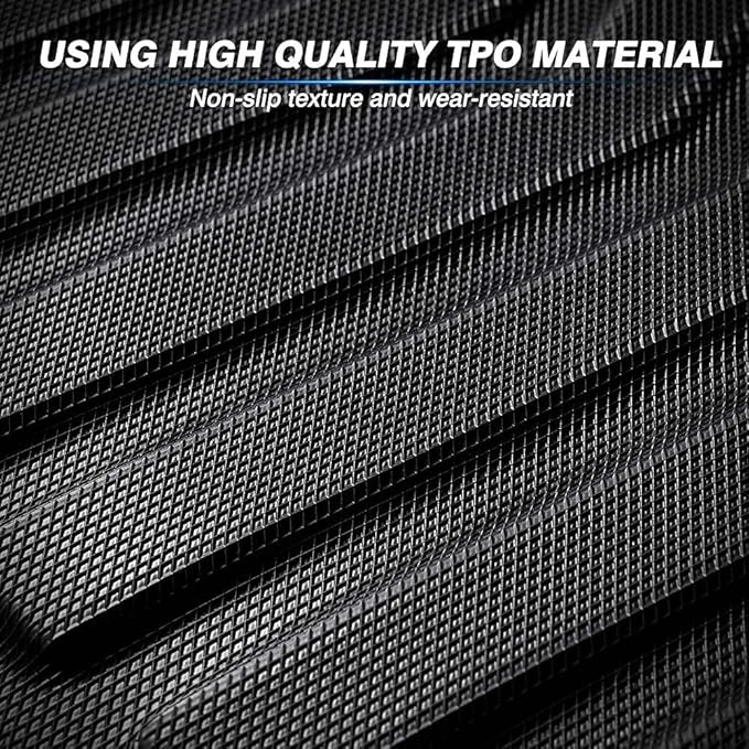 KUST Floor Mats for 2018-2024 BMW X3 G01 Accessories All Weather Floor Mat Custom Fit Floor Liners 2 Row Seat Liner Set 3PCS Black Non-Slip