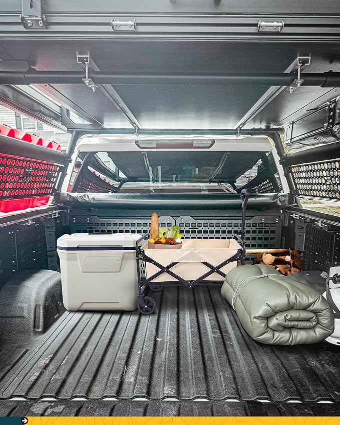 Front Bed MOLLE Panel Fit for 5.5 Feet Toyota Tundra 2022-2025 2026 Truck Storage Organizer System