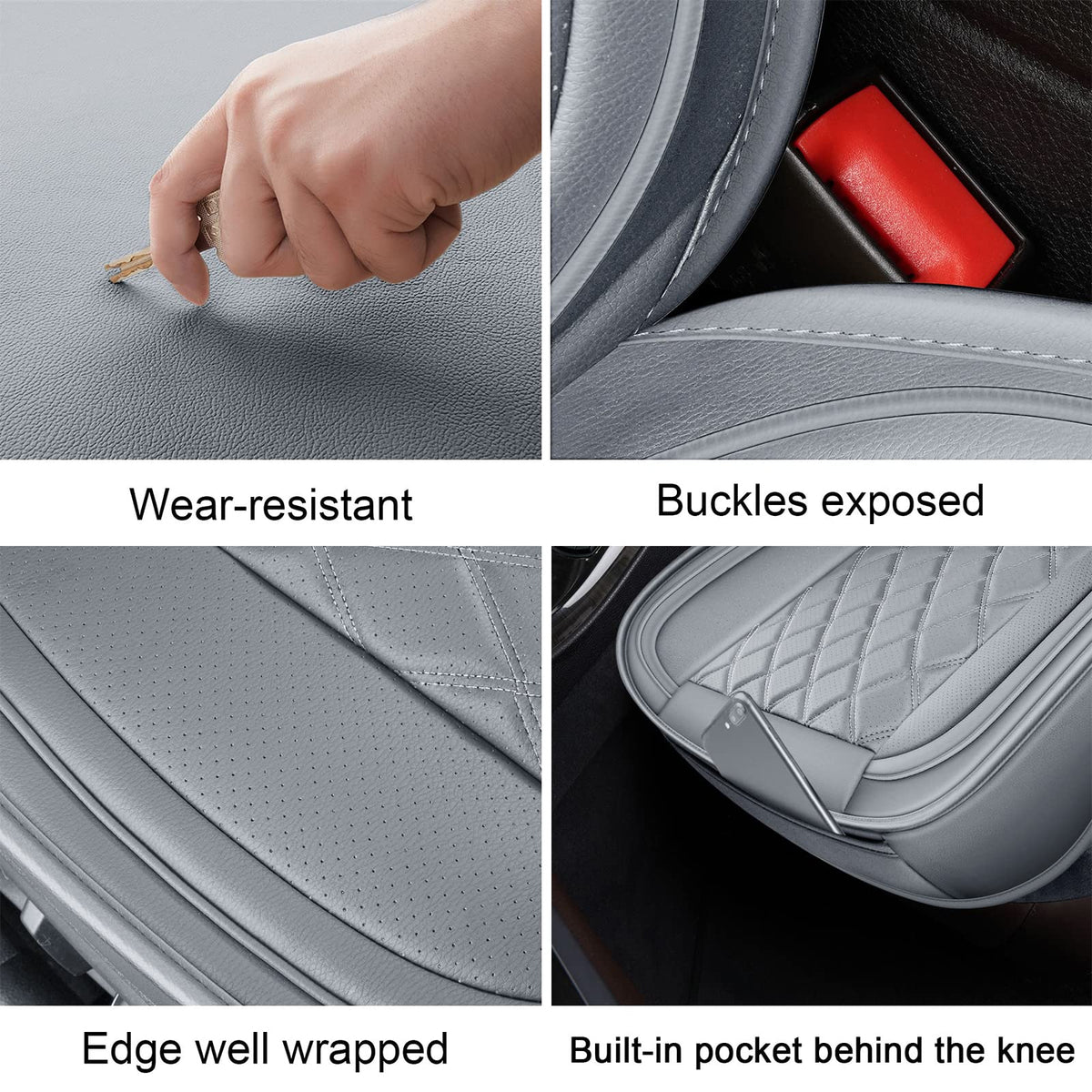 Ram Seat Covers Full Set Grey Fits for 2009 (Gray / Full Set (Flat Back))