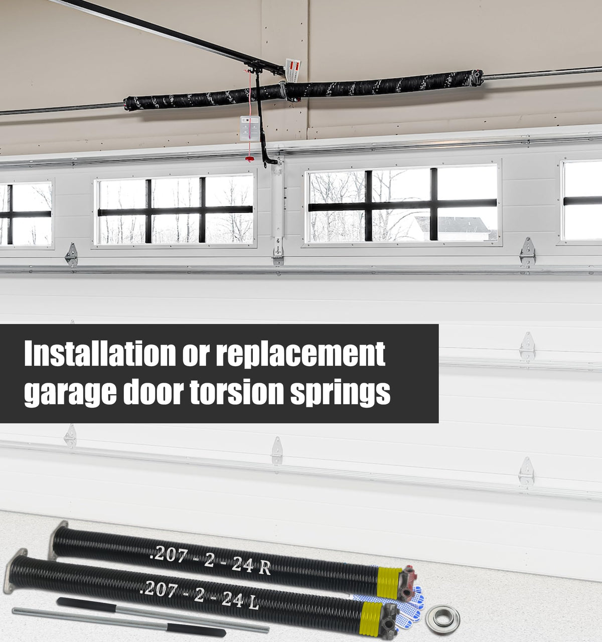 Garage Door Torsion Spring Set (.207x2x24")