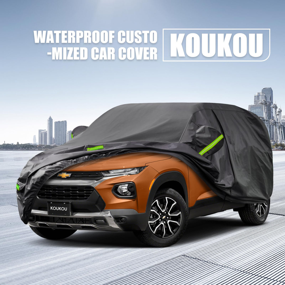 Waterproof SUV Car Cover Suitable for Chevy Trailblazer from 2020 to 2025 (Black / Custom Fit Chevy TrailBlazer (2020-2025))
