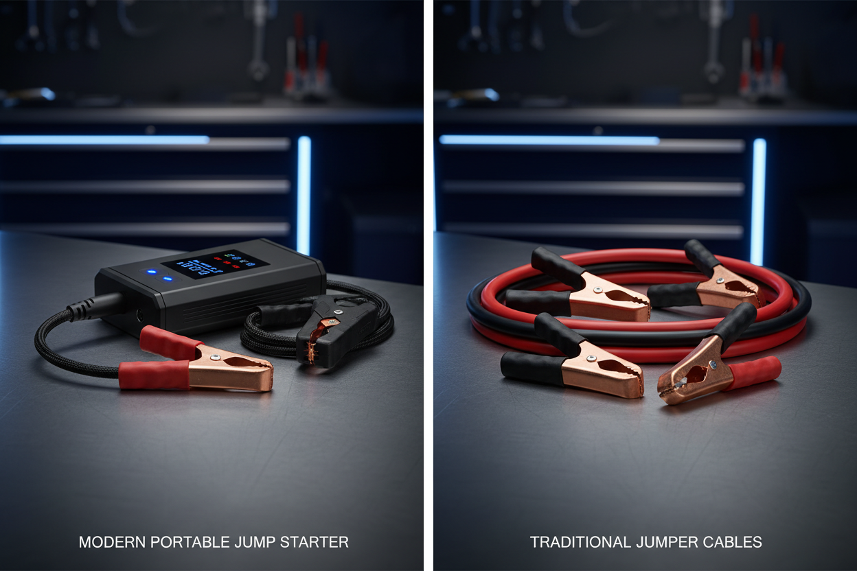 Portable Jump Starter vs Jumper Cables: Which is Essential for Your Car Emergency?
