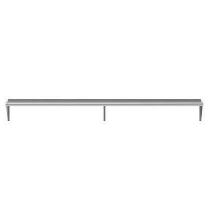12 in. x 96 in. Stainless Steel Wall Mount Shelf