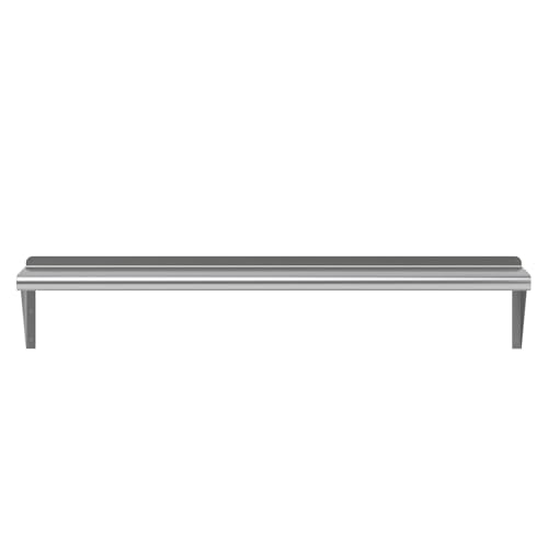 10 in. x 48 in. Stainless Steel Wall Mount Shelf