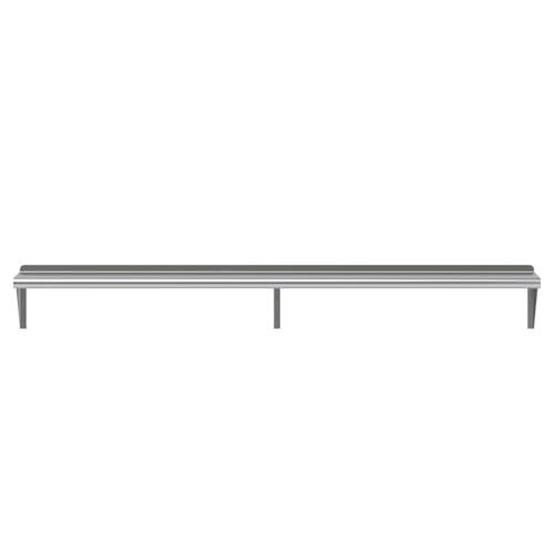 10 in. x 72 in. Stainless Steel Wall Mount Shelf
