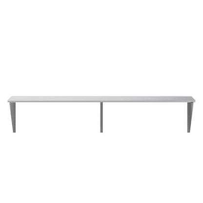 18 in. x 72 in. NSF Stainless Steel Tubular Wall Shelf