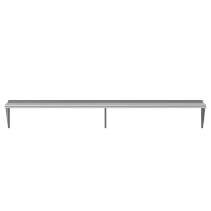 18 in. x 96 in. Stainless Steel Wall Mount Shelf