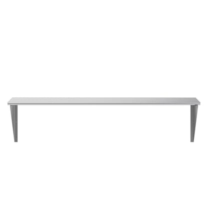 18 in. x 60 in. NSF Stainless Steel Tubular Wall Shelf