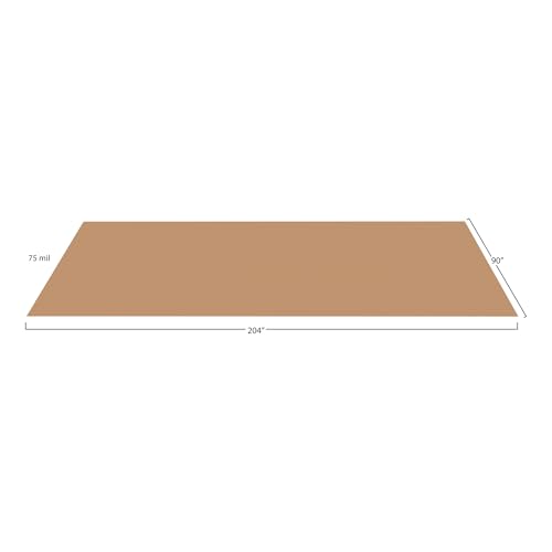 Large Coin Pattern Vinyl Garage Floor Protector Mat