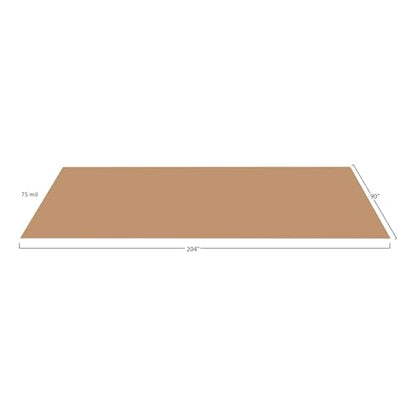 Large Coin Pattern Vinyl Garage Floor Protector Mat