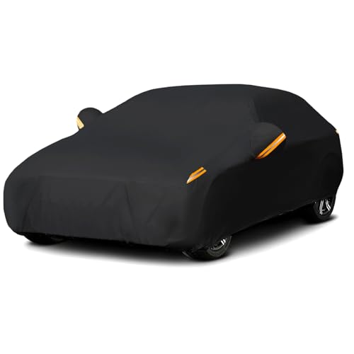 Waterproof Car Cover All Weather Snowproof UV Protection Windproof Outdoor Full car Cover