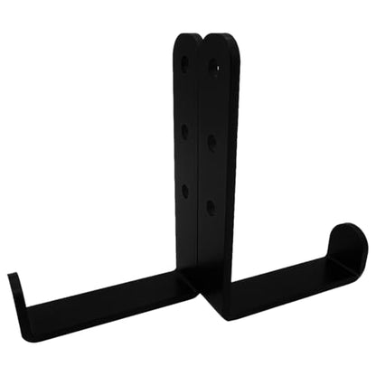4 Pcs Black Heavy Duty Metal j Hooks for Hanging 280 lbs (4 Count)
