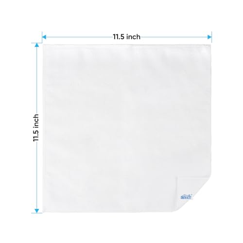 White Microfiber Cleaning Cloth (12 Count)