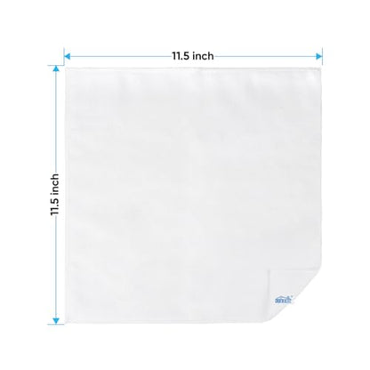 White Microfiber Cleaning Cloth (12 Count)