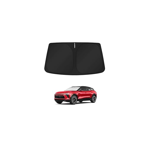 Windshield Sun Shade for Chevrolet Blazer EV 2024 2025 2026 Window Accessories Shade Sun Visor Cover Foldable Block UV Rays