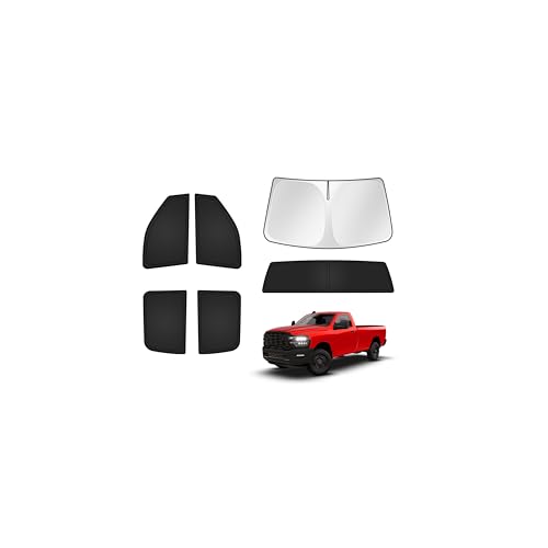Windshield Sun Shade for Dodge Ram 2500 3500 2010 (6 Count)