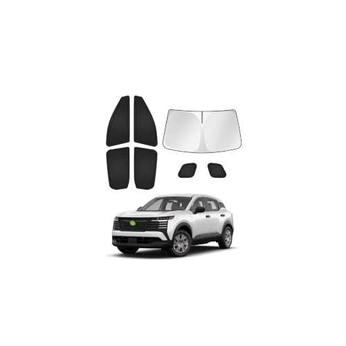 Window Shades for 2025 2026 Nissan Kicks Accessories Windshield Sun Shade Side Rear Window Covers Sunshade Sun Visor Shield Privacy Protection for Camping Keep Vehicle Cool Black 7PCS (7 Count)