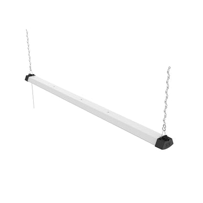 4FT 40W Wraparound LED Shop Light Fixture with Pull Chain Daylight White 5000K for Garage Workshop Basement