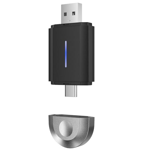 2 in 1 Wireless Carplay Adapter for Apple CarPlay & Android Auto