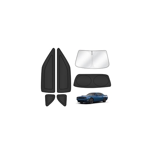 Windshield Sun Shade for Dodge Challenger 2015 (6 Count)