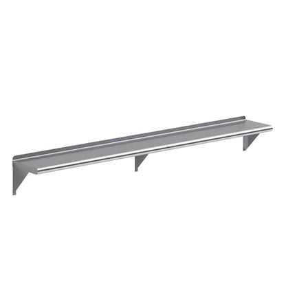 10 in. x 72 in. Stainless Steel Wall Mount Shelf