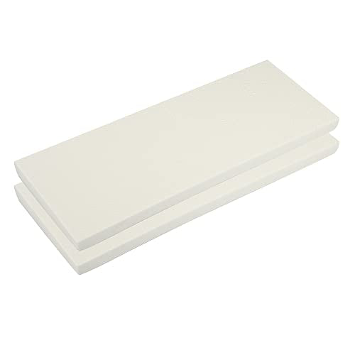 400x150x20mm 2pcs Car Garage Wall Guard Door Bumper Protector Anti Collision Water Resistance EVA White