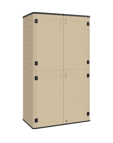 60 Cu.Ft Vertical Outdoor Storage Shed