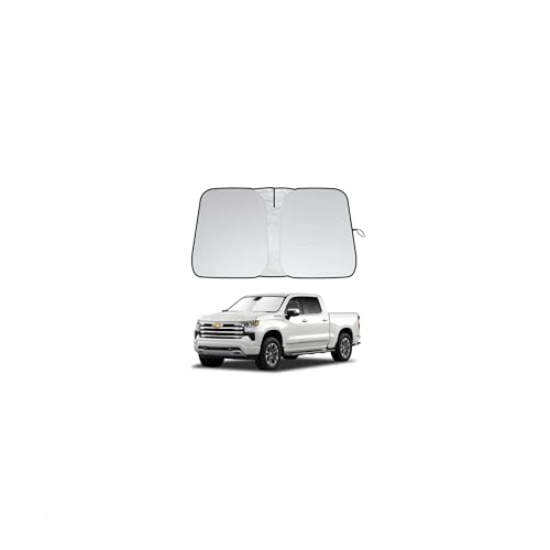 Foldable Front Windshield Sunshade fits Chevrolet Silverado 1500 2019