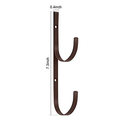6 Pieces Pool Pole Hook Hanger Swimming Brackets Pool Hook (6 Count)