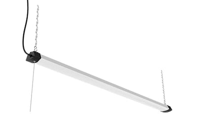 4FT 40W Wraparound LED Shop Light Fixture with Pull Chain Daylight White 5000K for Garage Workshop Basement