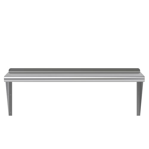 36" Long X 14" Deep Stainless Steel Wall Shelf