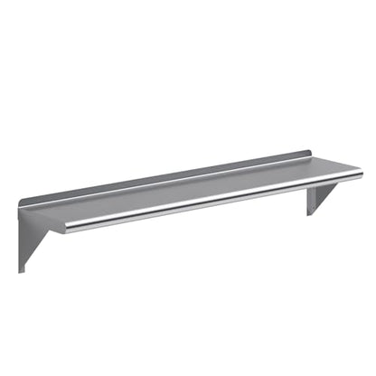 10 in. x 48 in. Stainless Steel Wall Mount Shelf
