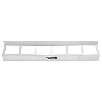 304 Six Quart Oil Can Rack Holder 32" Caddy Wall Hanger Aluminum Shelf