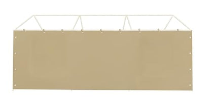 Carport Sidewall Panel with Elastic Ball Bungees