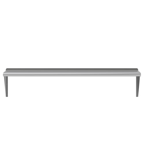 60" Long X 14" Deep Stainless Steel Wall Shelf