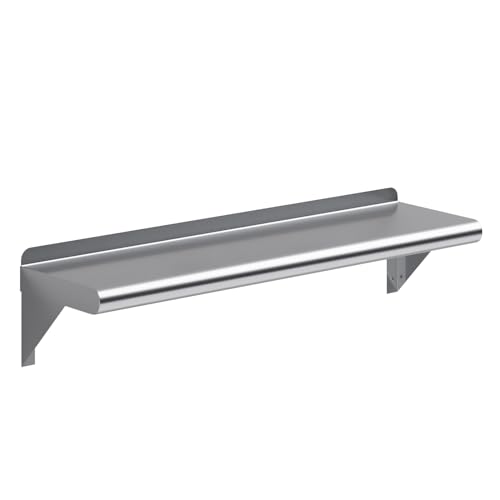 8 in. x 30 in. Stainless Steel Wall Mount Shelf