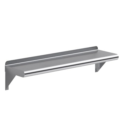 8 in. x 30 in. Stainless Steel Wall Mount Shelf