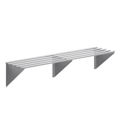 18 in. x 72 in. NSF Stainless Steel Tubular Wall Shelf