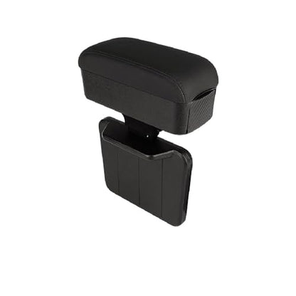 Car Armrest Box with Cup Holder Car Central Liftable Armres Storage Organizer Box Arm Rest