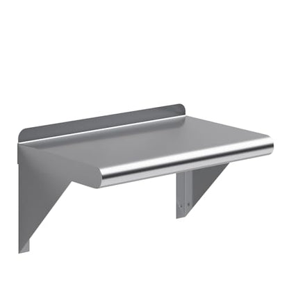 10 in. x 16 in. Stainless Steel Wall Mount Shelf