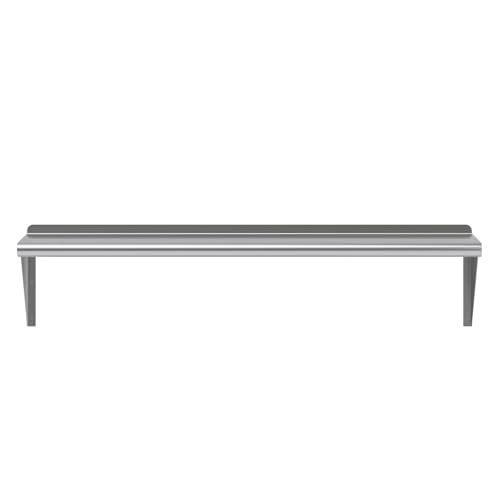 48" Long X 12" Deep Stainless Steel Wall Shelf