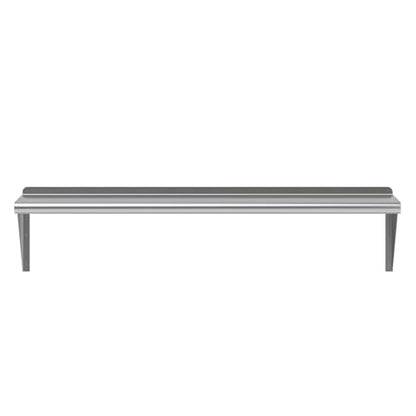 48" Long X 12" Deep Stainless Steel Wall Shelf