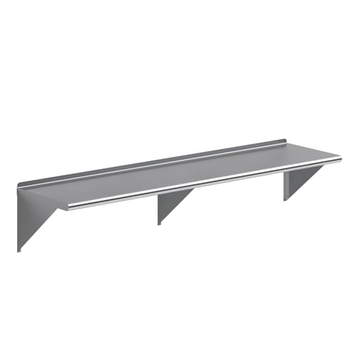 18 in. x 72 in. Stainless Steel Wall Mount Shelf