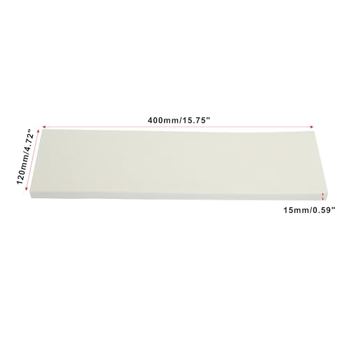 400x120x15mm 2pcs Car Garage Wall Guard Door Bumper Protector Anti Collision Waterproof White