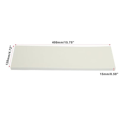 400x120x15mm 2pcs Car Garage Wall Guard Door Bumper Protector Anti Collision Waterproof White