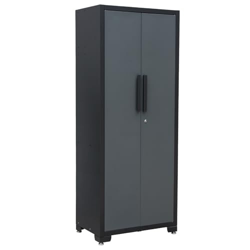 75 inch Metal Garage Storage Cabinet with 4 Adjustable Shelves