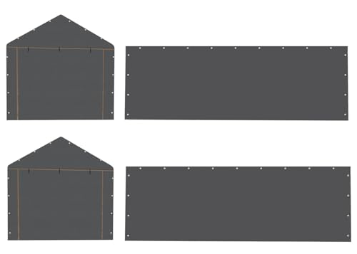 10 * 20 FT Carport Replacement Sidewall kit Panel Set of 4 (4 Count)