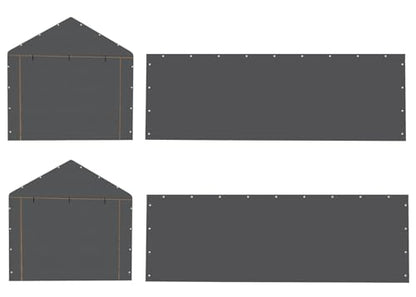 10 * 20 FT Carport Replacement Sidewall kit Panel Set of 4 (4 Count)