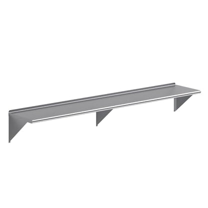 18 in. x 96 in. Stainless Steel Wall Mount Shelf